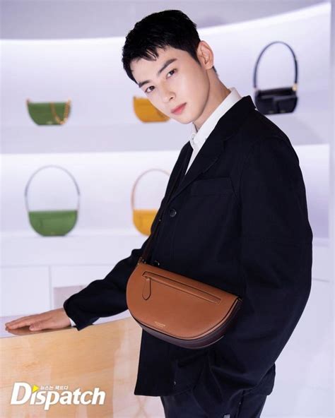 burberry olympia bag cha eun woo|ASTRO’s Cha Eunwoo Is Announced As Burberry’s Newest.